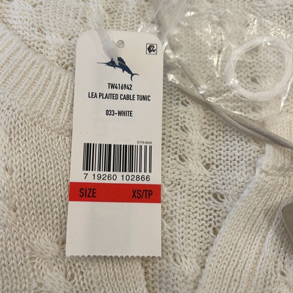 Tommy Bahama women’s cable tunic in white size XS/TP. - Picture 7 of 7